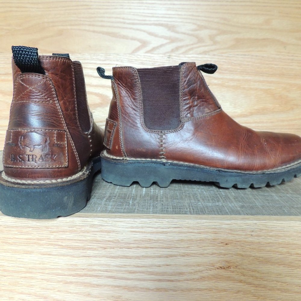 H. S. Trask bison leather pull-on boots